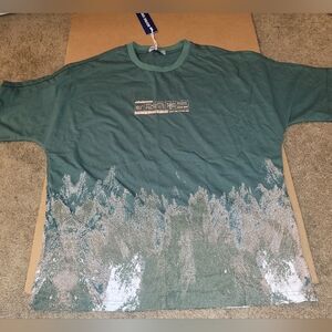 Aelfric Eden Oversized Tshirts Snow Mountain Graphic Tee Print Tops Streetw